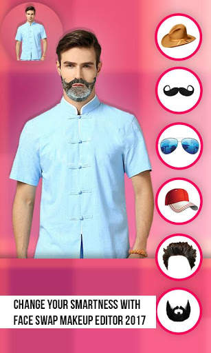 Ultimate Face changer-makeup photo editor app screenshot 1