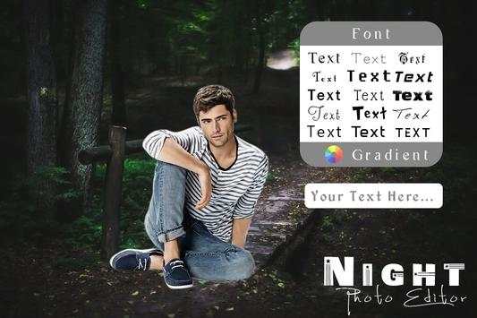 Night Photo Editor screenshot 1