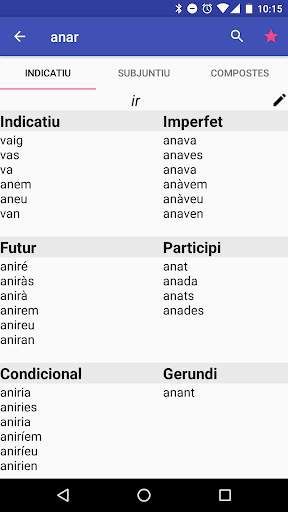 Verbs catalans स्क्रीनशॉट 2