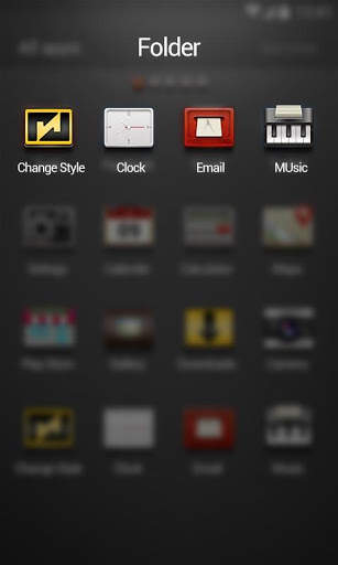 Concise Go Launcher Theme screenshot 3