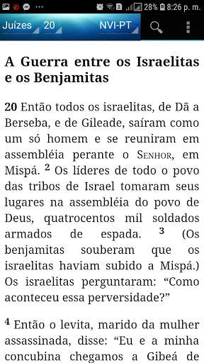 Holy Bible New International Version(Portugues) screenshot 6