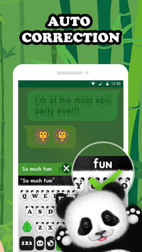 Panda Keyboard Theme скриншот 5