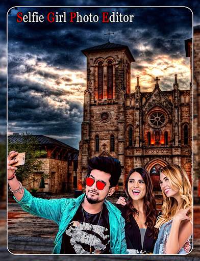 Selfie Girls Photo Editor screenshot 3