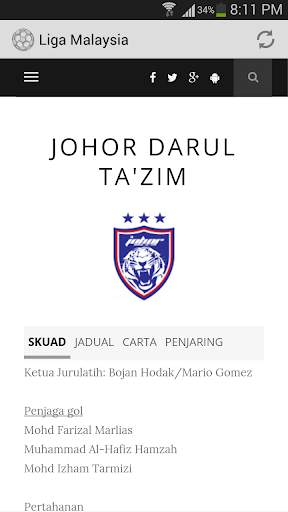 Bola Sepak Liga Malaysia screenshot 6