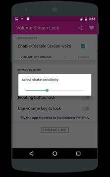 Volume screen On / Off. screenshot 4