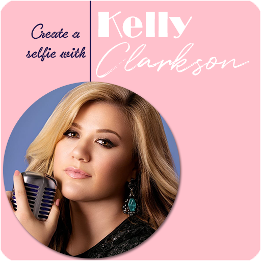 Create a selfie with Kelly Clarkson icon