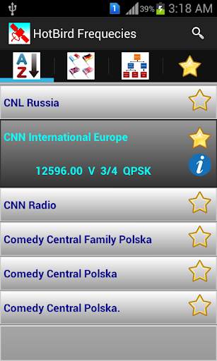 HotBird Channels Frequencies screenshot 2