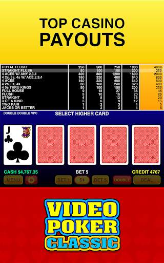 Video Poker Classic ® 5 تصوير الشاشة
