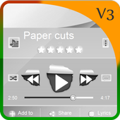 Paper cuts PlayerPro Art icon