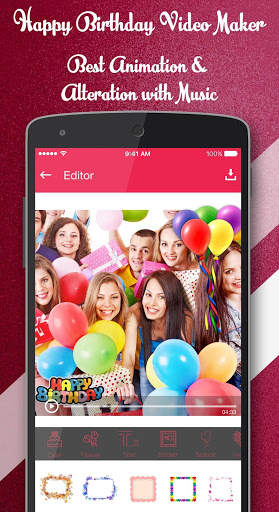 Happy Birthday Video Maker With Music screenshot 5