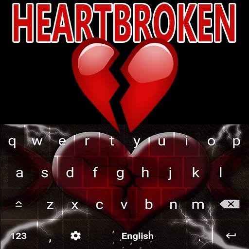 Broken Heart Keyboard Themes 1.0