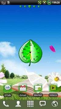 Leaf Clock widget स्क्रीनशॉट 1