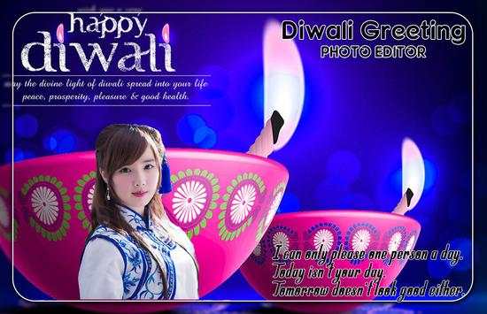 Diwali Greeting Card Photo Editor screenshot 3