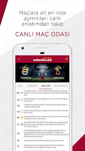 Webaslan - Galatasaray haber screenshot 3