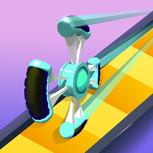 Wielen lopen 3d icon