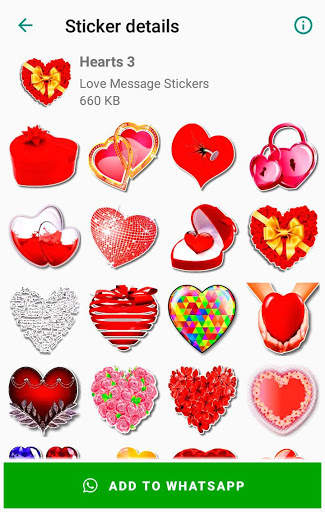 Love Stickers for WhatsApp - WAStickerApps ❤️❤️❤️ screenshot 1