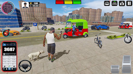 Auto Rickshaw 3D: Tuk Tuk Game screenshot 1
