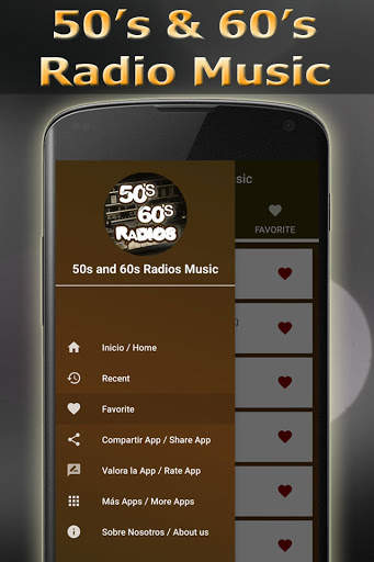 Free 60s & 50s Radios Music screenshot 2