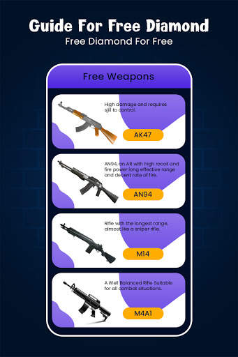 Guide and Free - Free Diamonds 2021 New screenshot 4