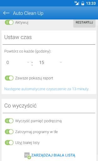 Automatyczne czyszczenie screenshot 2