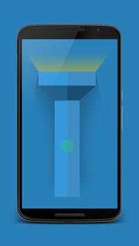 Flat Flashlight - No ads screenshot 1