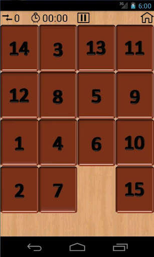 Fifteen Puzzle for Wear screenshot 5
