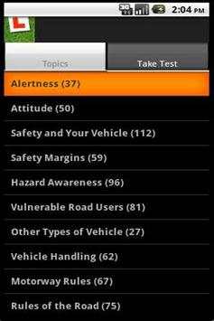 UK Driving  Theory Test Lite screenshot 1