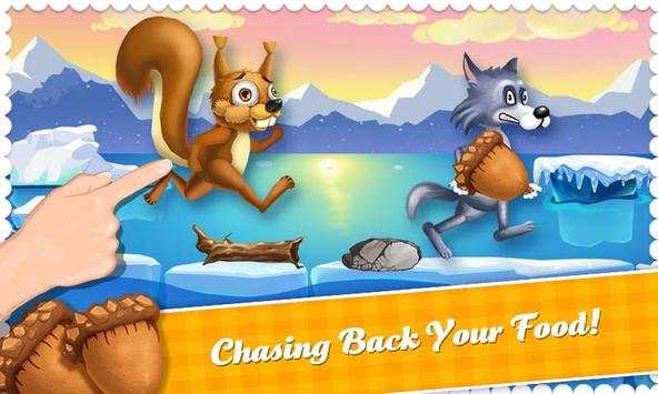 Squirrel Run Ice Age Food Dash screenshot 2