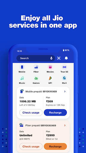 MyJio: For Everything Jio screenshot 1