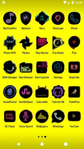 Black and Colors Icon Pack screenshot 4