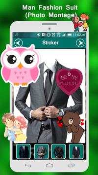 Men Casual Shirt Suit Photo screenshot 4