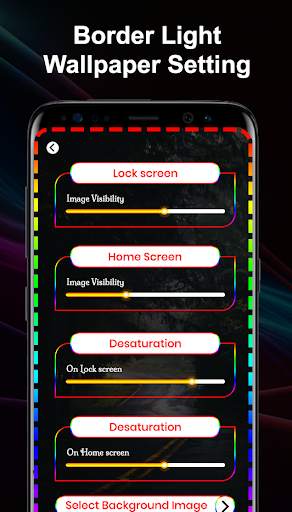 Magic Edge Video Live Wallpaper -Border Edge Light screenshot 3