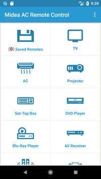 Midea AC Remote Control screenshot 1