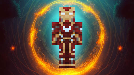 Iron Man Skin for Minecraft screenshot 26
