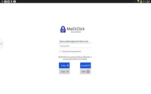 Mail1Click- Posta Cifrata screenshot 8