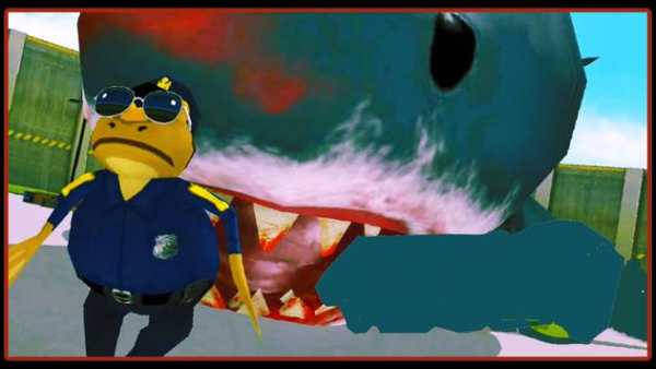 amazing Funny Frog Shark Fighter screenshot 3