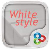 White Style GO Launcher Theme V1.0