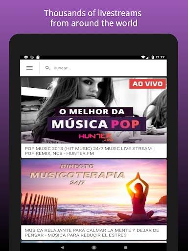 Tube TV - Live Stream Video Player 5 تصوير الشاشة
