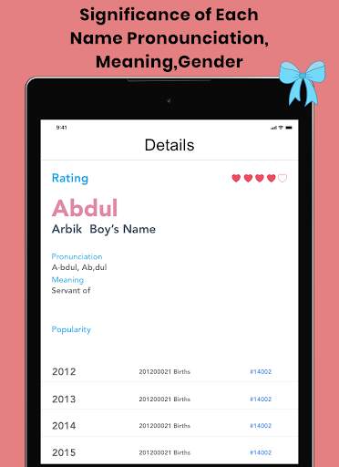 Bump - Baby name with meanings screenshot 6