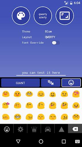 GIANT Text Keyboard स्क्रीनशॉट 4