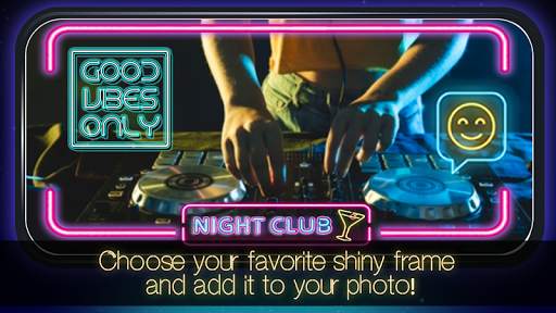 Neon Glow Quotes Photo Editor screenshot 2