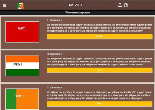 My Vote скриншот 2
