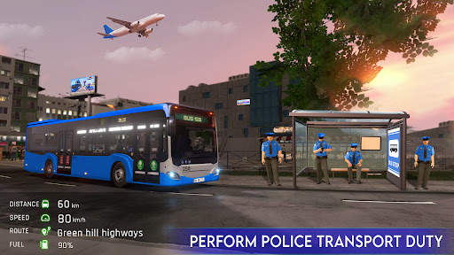 Game Bus Simulator Bus Polisi screenshot 8