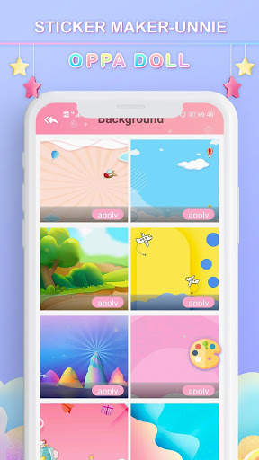 Sticker Maker-Unnie & Oppa doll screenshot 6