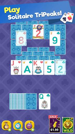 Theme Solitaire Tripeaks Tri T 3 تصوير الشاشة