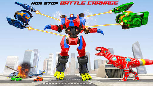 Army Dino Robot Car Games 3D screenshot 7