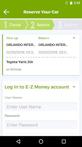 E-Z Car Rental स्क्रीनशॉट 4