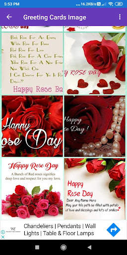 Happy Rose Day:Greeting, Photo screenshot 1