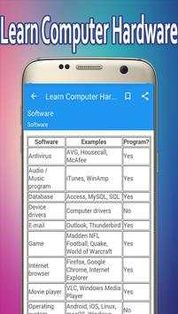 Learn Computer Hardware screenshot 4