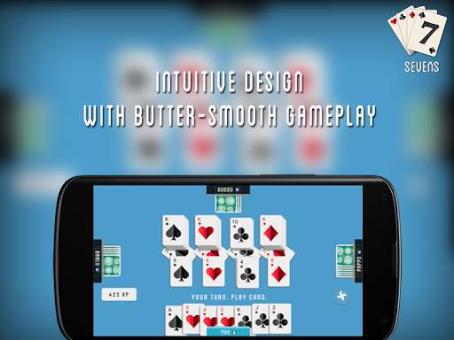 Sevens Playing Cards Game screenshot 1